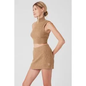 ALO Yoga | Tops | Alo Yoga Cable Knit Winter Bliss Mock Neck ALO Yoga | Tops | Alo Yoga Cable Knit Winter Bliss Mock Neck